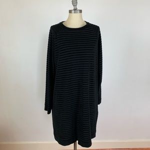 COS Textured Stripe Shift Dress